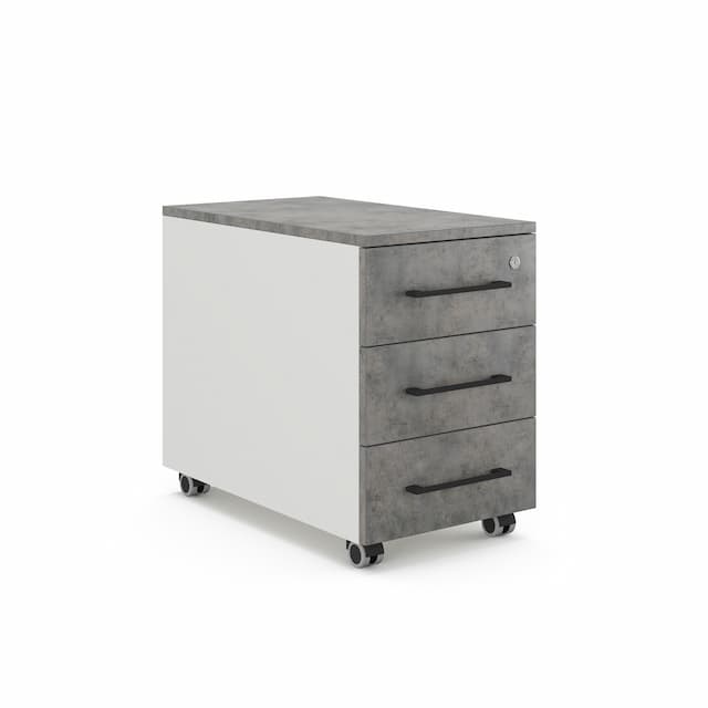 Тумба мобильная Kobor TМ3-40/60 white/chicago