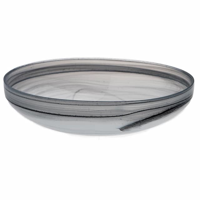 Салатник ARDACAM Ethos ARD 1834.7 d 24 см h 5,5 см (стекло, цвет / декор черно-белый)