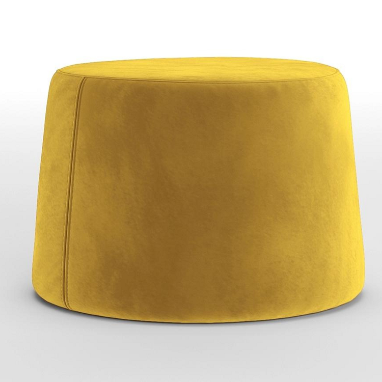 Пуф Мастерфабрик Дисинго Saga yellow ткань рогожка