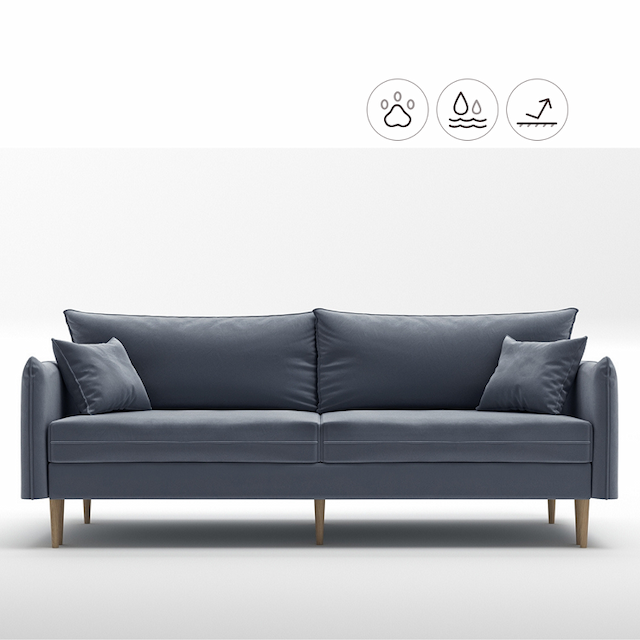 Диван Мастерфабрик Оламайд Saga grey ткань рогожка