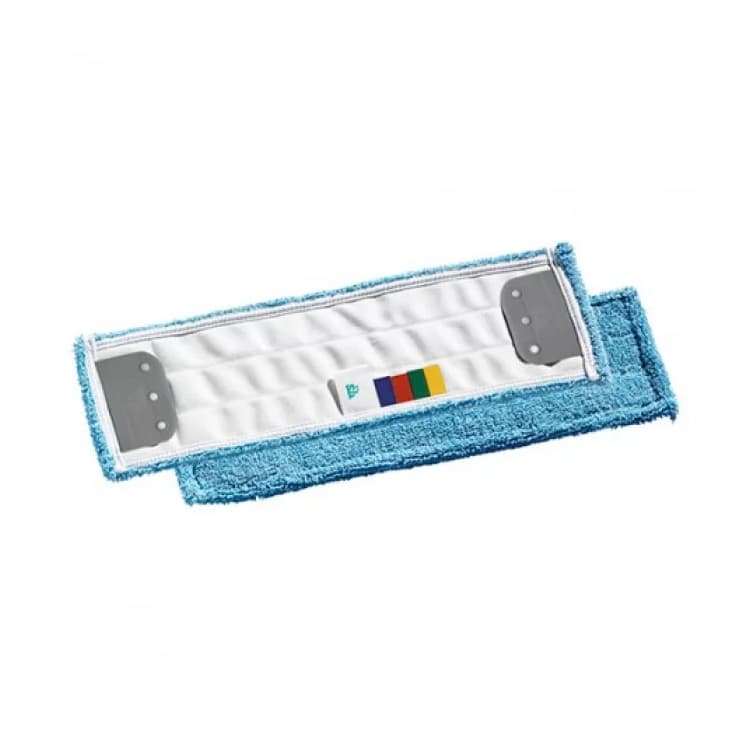 Моп TTS Microblue с держателями, для гладких полов, микроволокно, голубой, 40x13 см