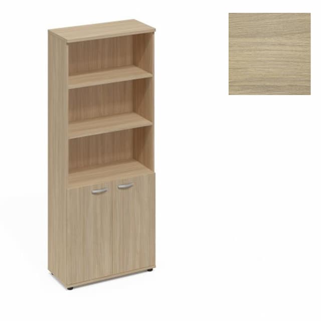 Шкаф для документов полузакрытый Юнитекс А4 (78x36.4x193) А4 9371 ДК дуб скандинавский