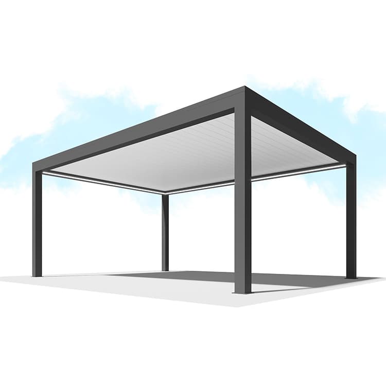 Пергола Сити-Форм Pergola В500-25П Bioclimatic с поворотными ламелями ЛАМЕЛЬ 250 X 53 (5,5х2,5) 1 модуль