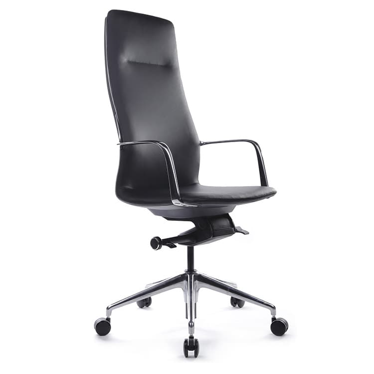 Кресло RV DESIGN Plaza FK004-A13 Чёрный (A8) натуральная кожа