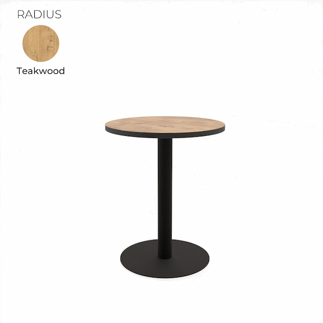 Стол обеденный круглый Алсав 21RADIUS.006 Teakwood