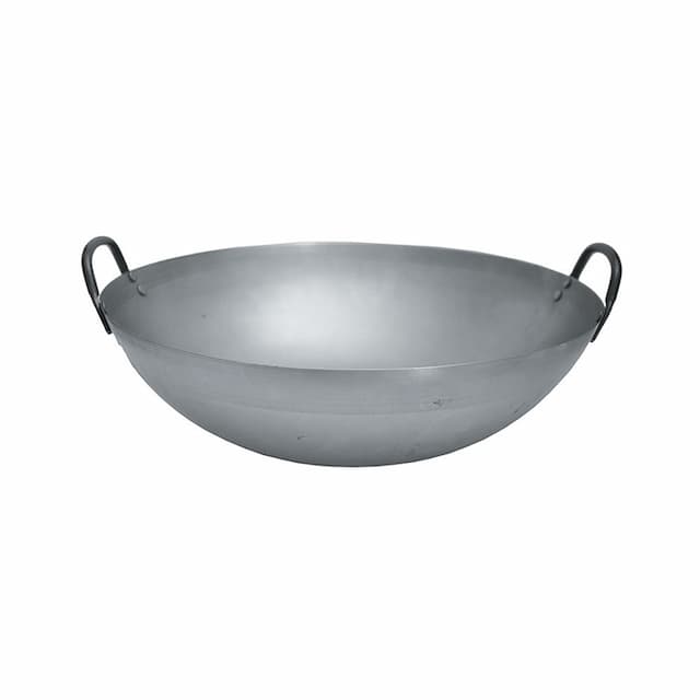 Сковорода P.L. Proff Cuisine WOK 35 см с двумя ручками углеродистая сталь арт. 92001495