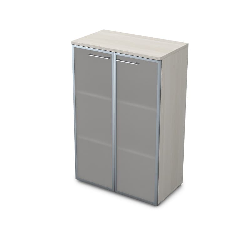 Шкаф АЛСАВ Gloss line 9НШ.017.6 Ivory/металл глянец