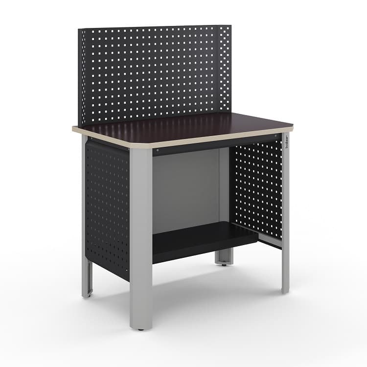 Верстак слесарный безтумбовый с одинарным экраном Kobor Expert MW/P1-150/70