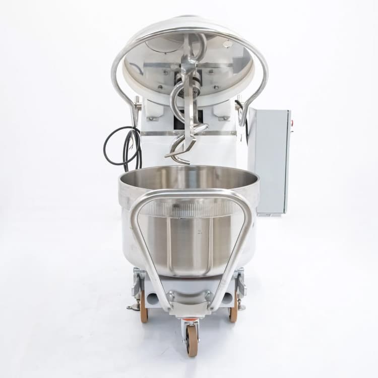 Тестомес спиральный Sigma Silver VE 80 с подкатной дежой арт. УТ-00093423 (Восстановленное 1 шт)