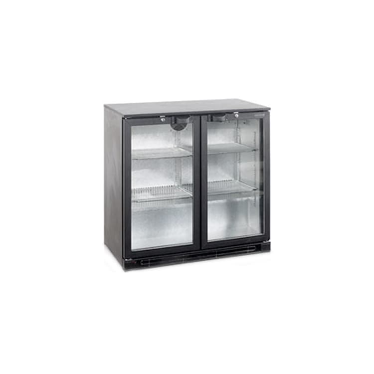 Шкаф холодильный со стеклом TEFCOLD BA25H-I барный черный
