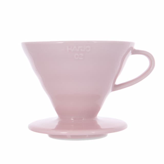 Воронка керамическая для приготовления кофе HARIO 3VDC-02-PPR-UEX, розовая